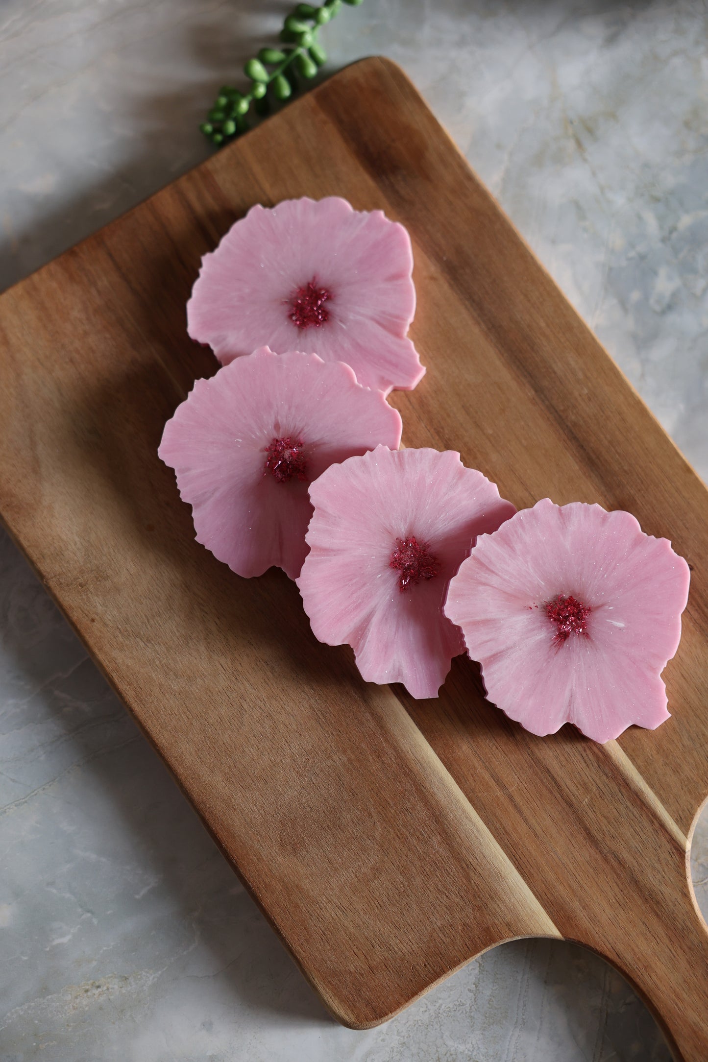 Flower Style Resin Coasters - Set of 4 (Copy)