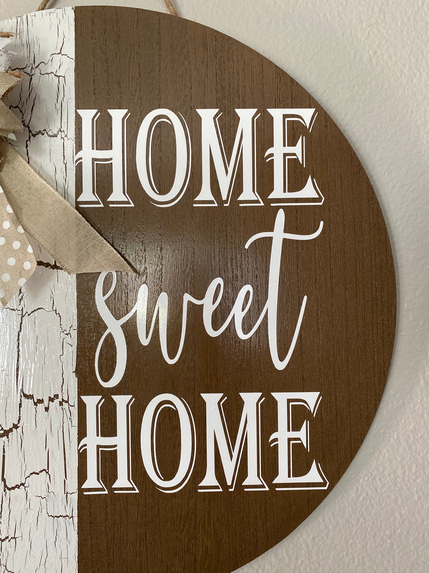 Home Sweet Home Door Wreath 2 - 18"