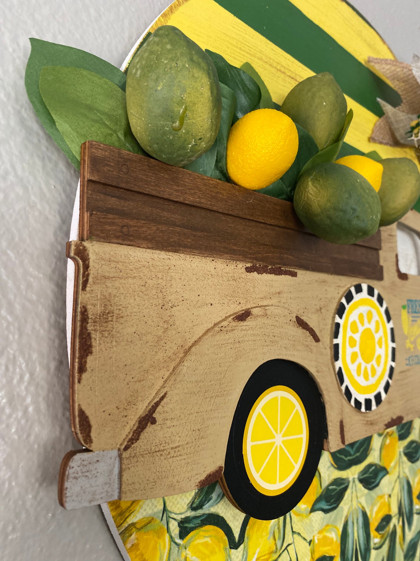 Lemonade Door Wreath