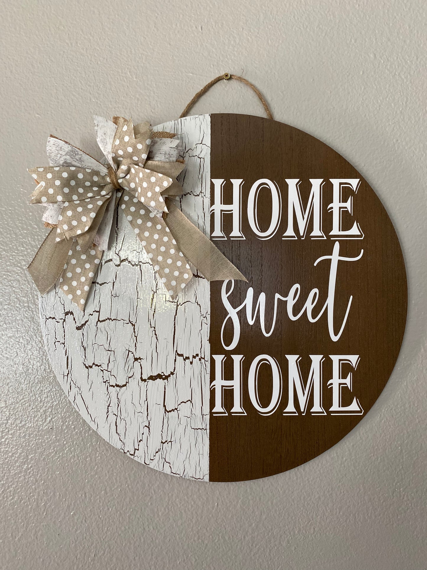 Home Sweet Home Door Wreath 2 - 18"