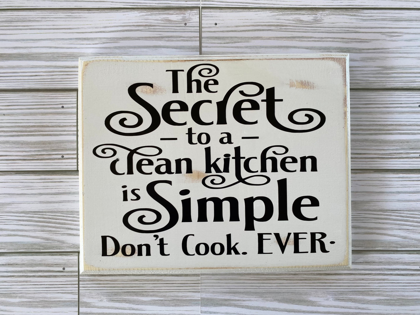 Clean Kitchen Sign