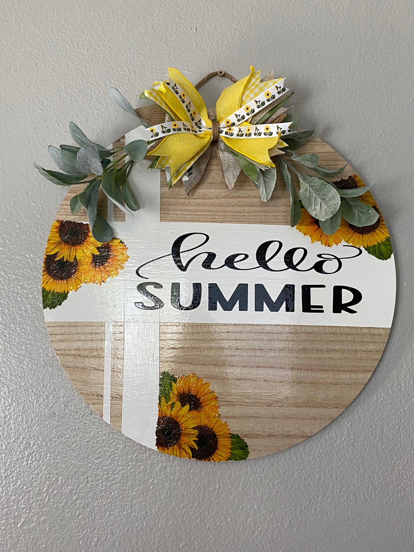 Hello Summer Door Wreath