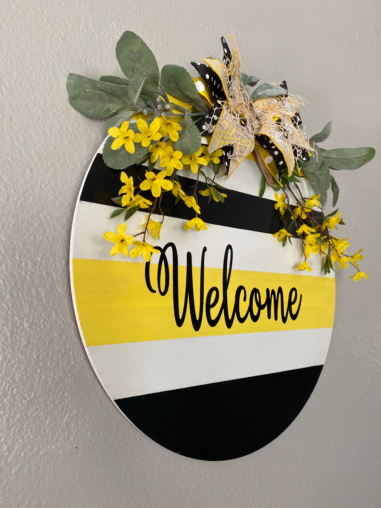 Welcome Door Wreath