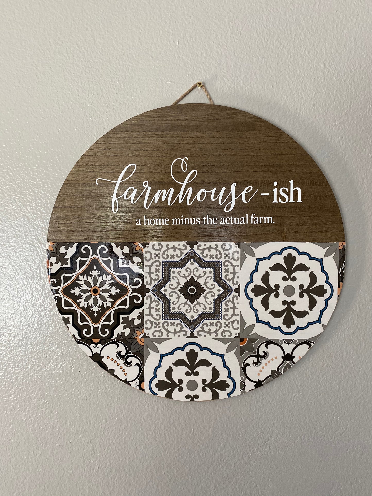 Farmhouse Door Wreath