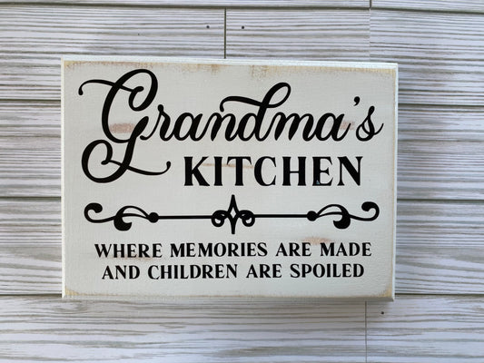 Grandma's Kitchen Sign