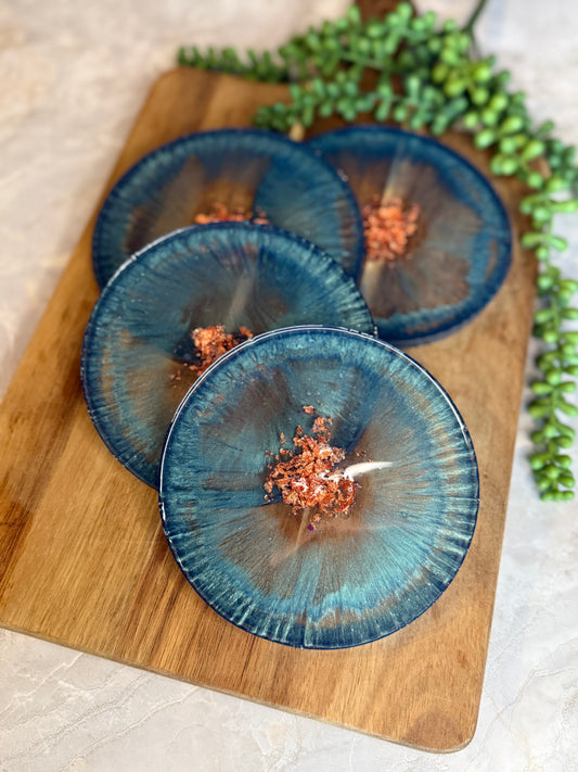 Large Mermaid Dust Coasters