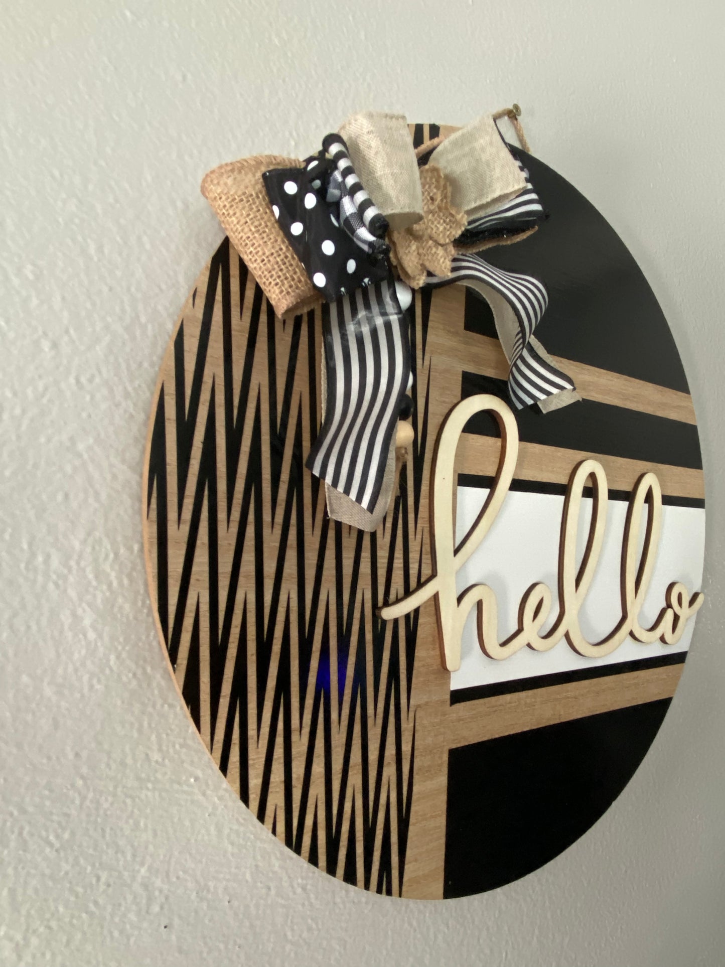 Hello Door Wreath