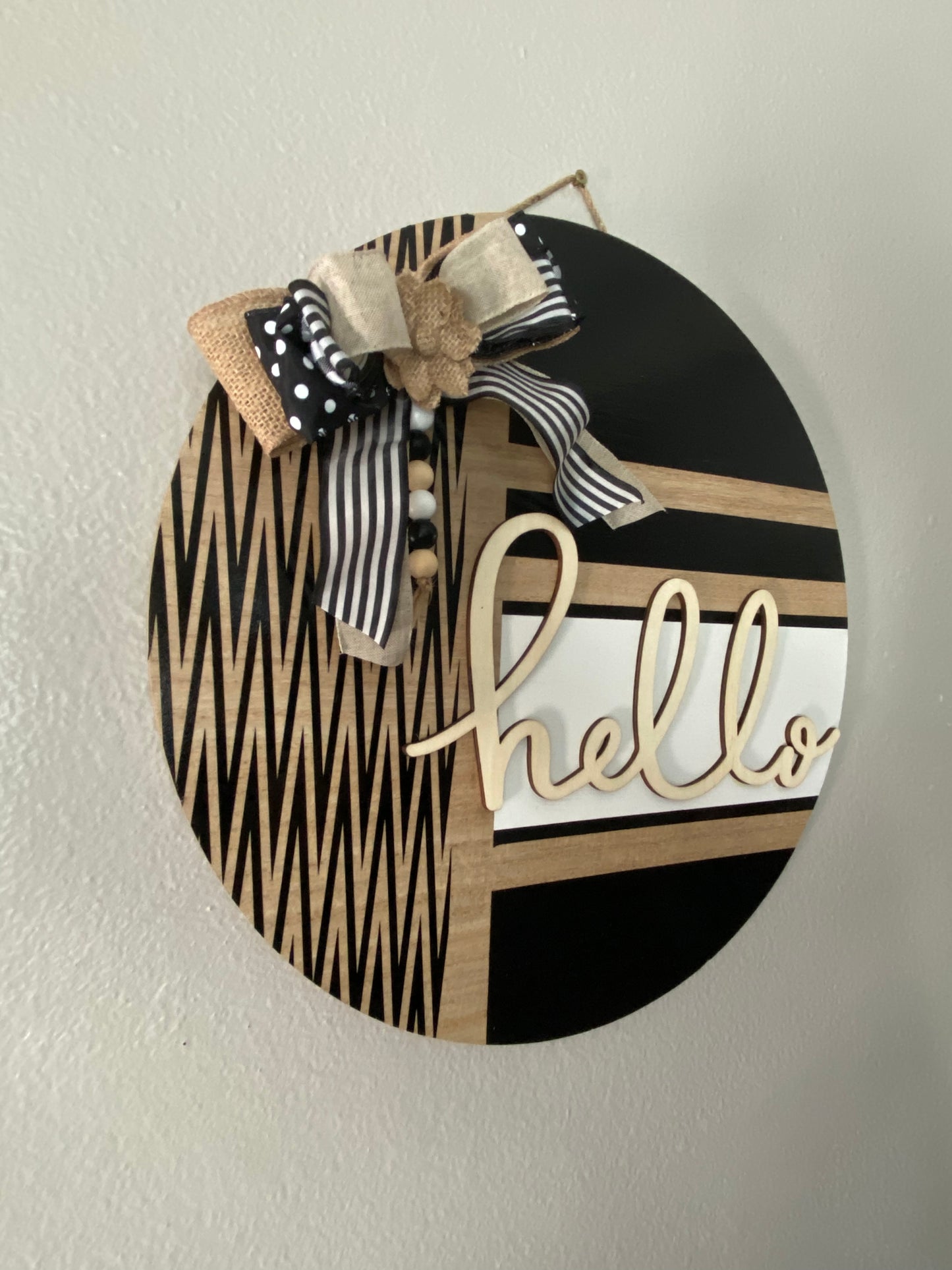 Hello Door Wreath