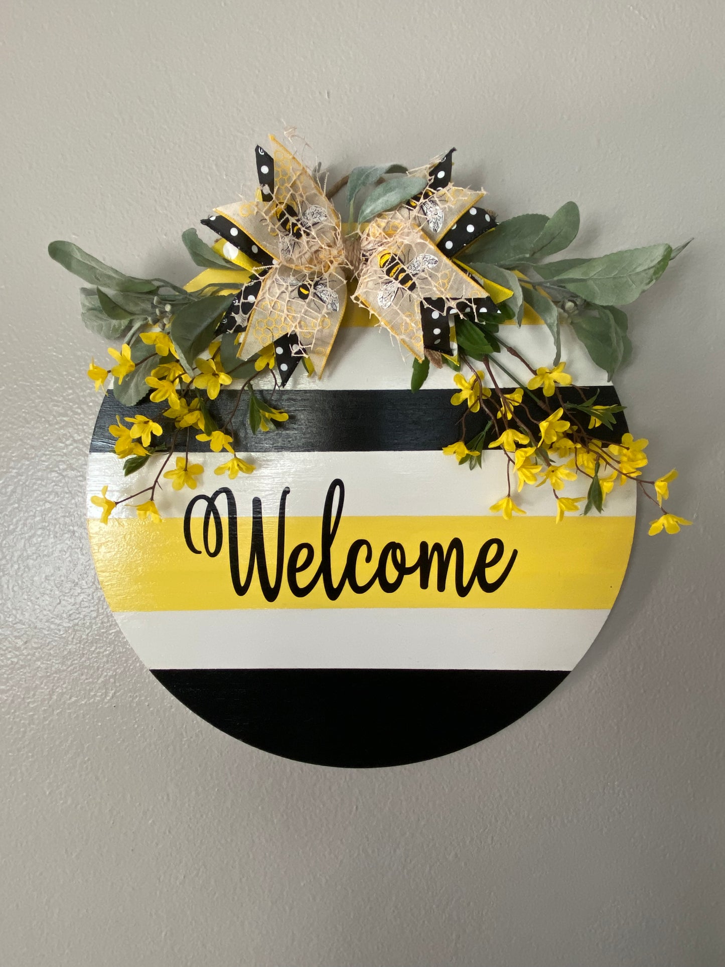 Welcome Door Wreath