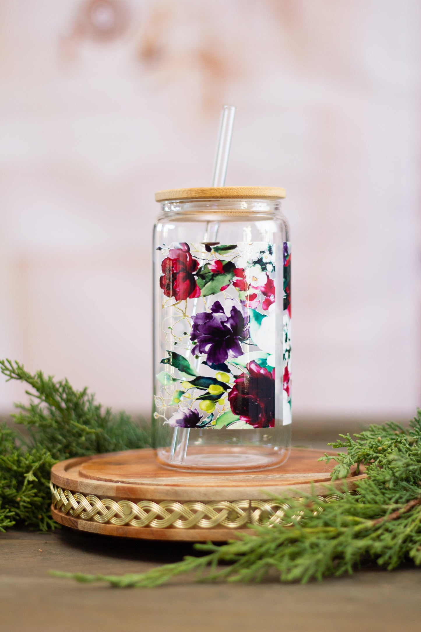 Mom - Glass Cup 16oz