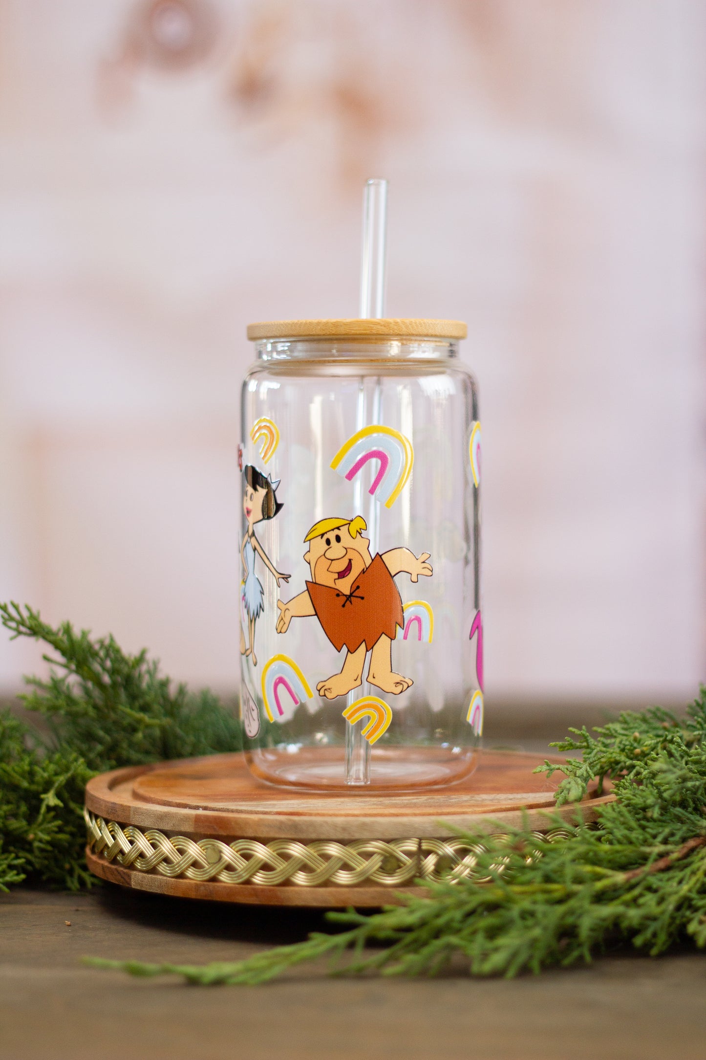 Flintstones - Glass Cup 16oz