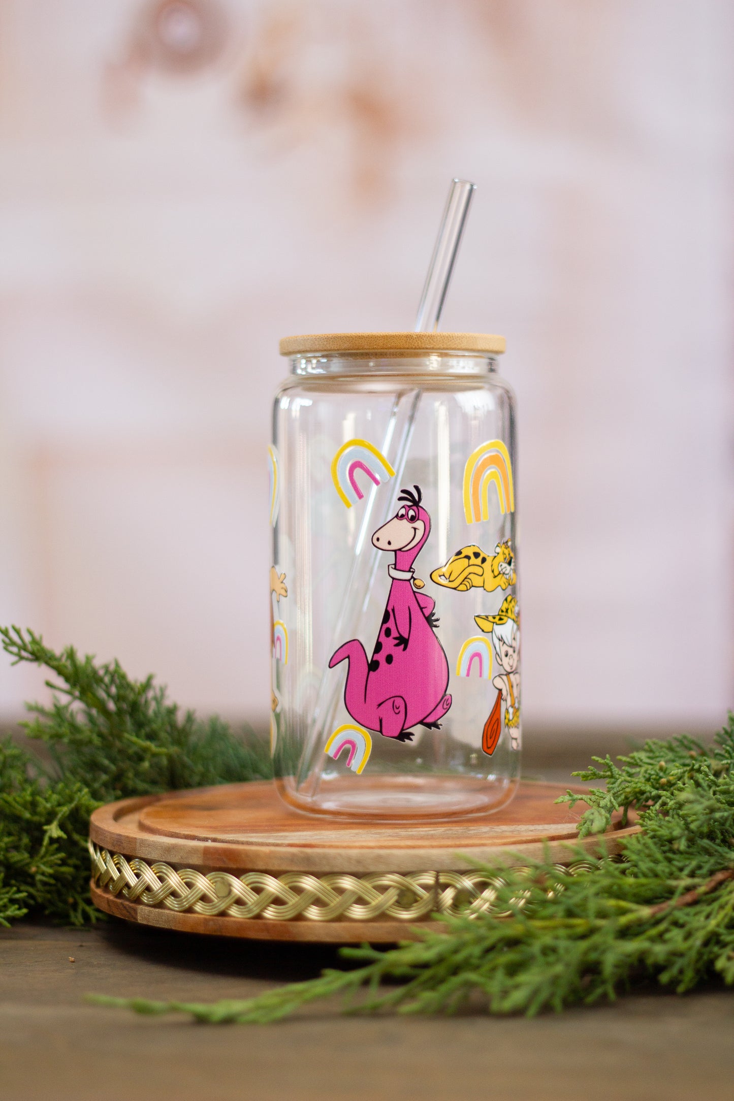 Flintstones - Glass Cup 16oz