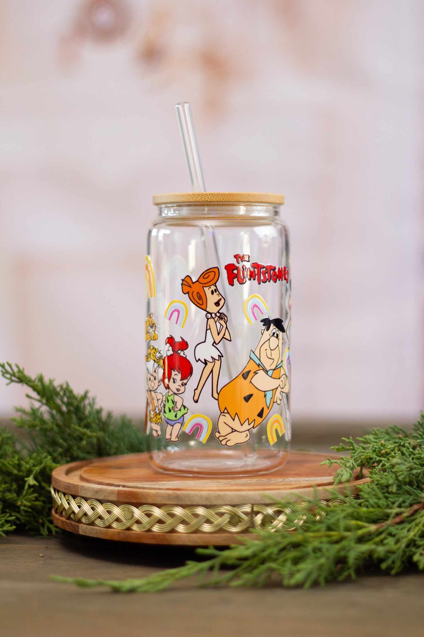 Flintstones - Glass Cup 16oz