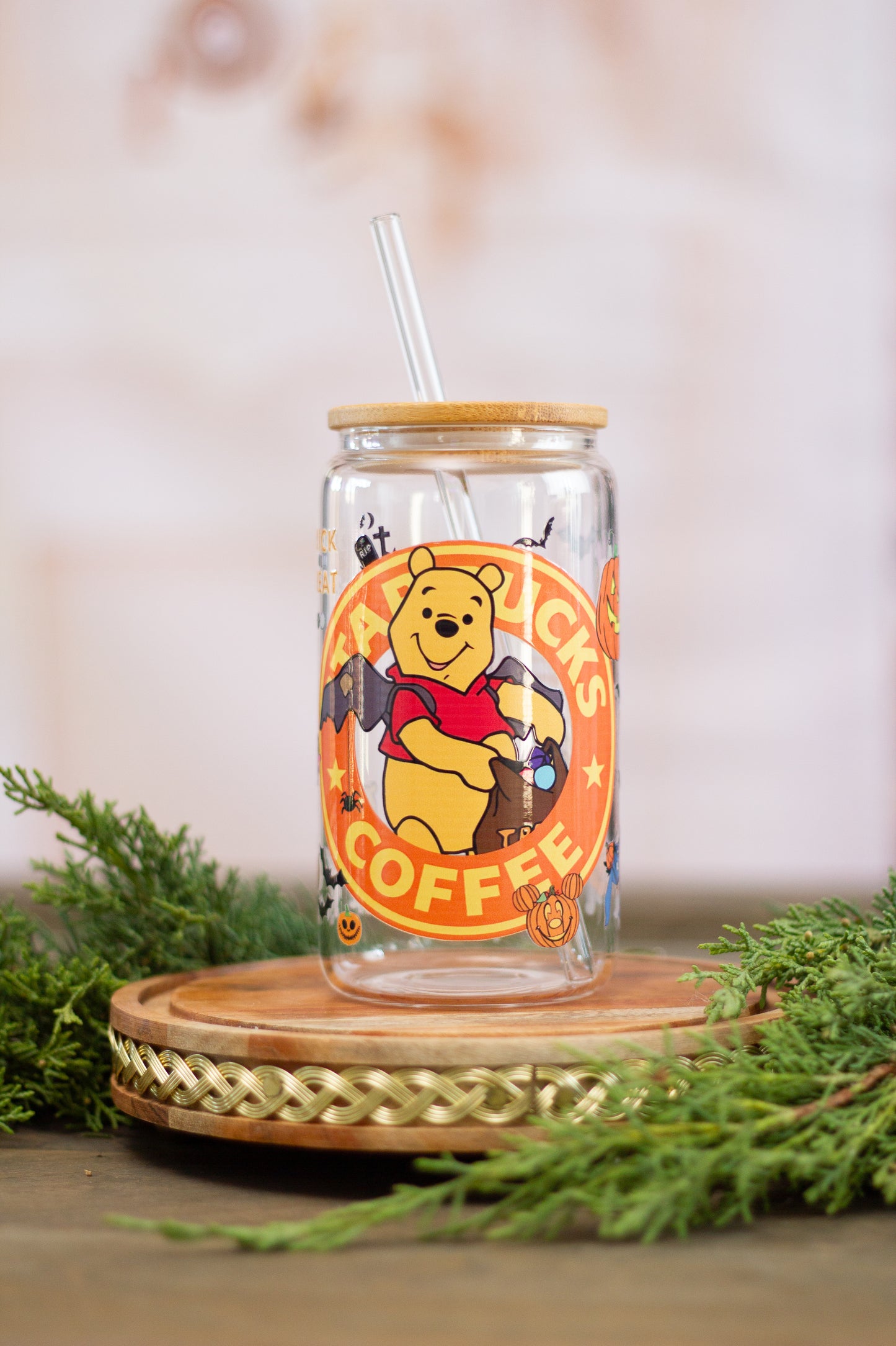 Coffee Bear - Glass Cup 16oz