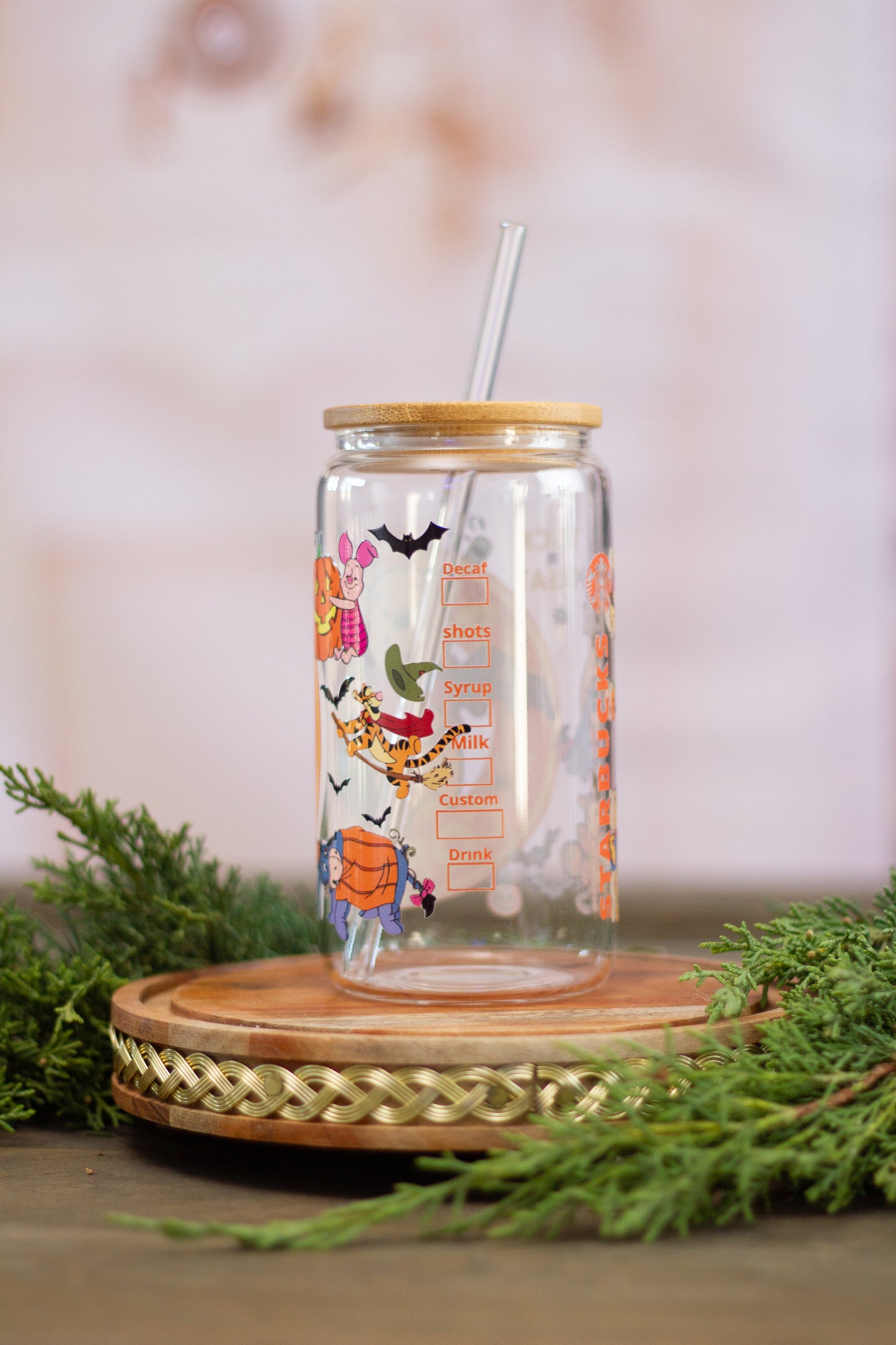 Coffee Bear - Glass Cup 16oz