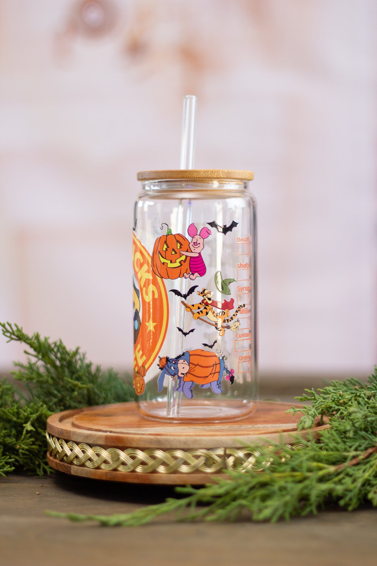 Coffee Bear - Glass Cup 16oz