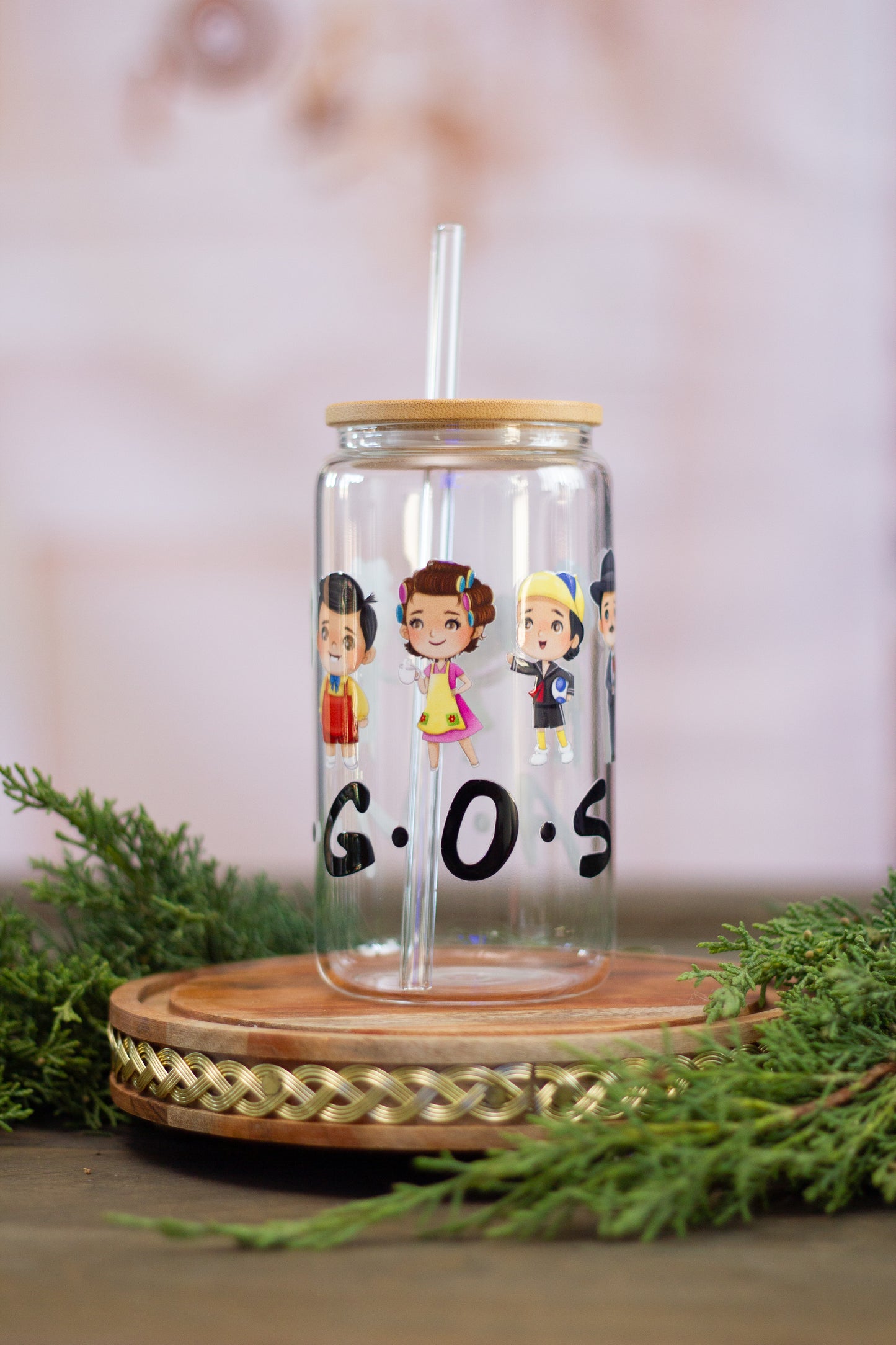 "El Chavo" Amigos - Glass Cup 16oz