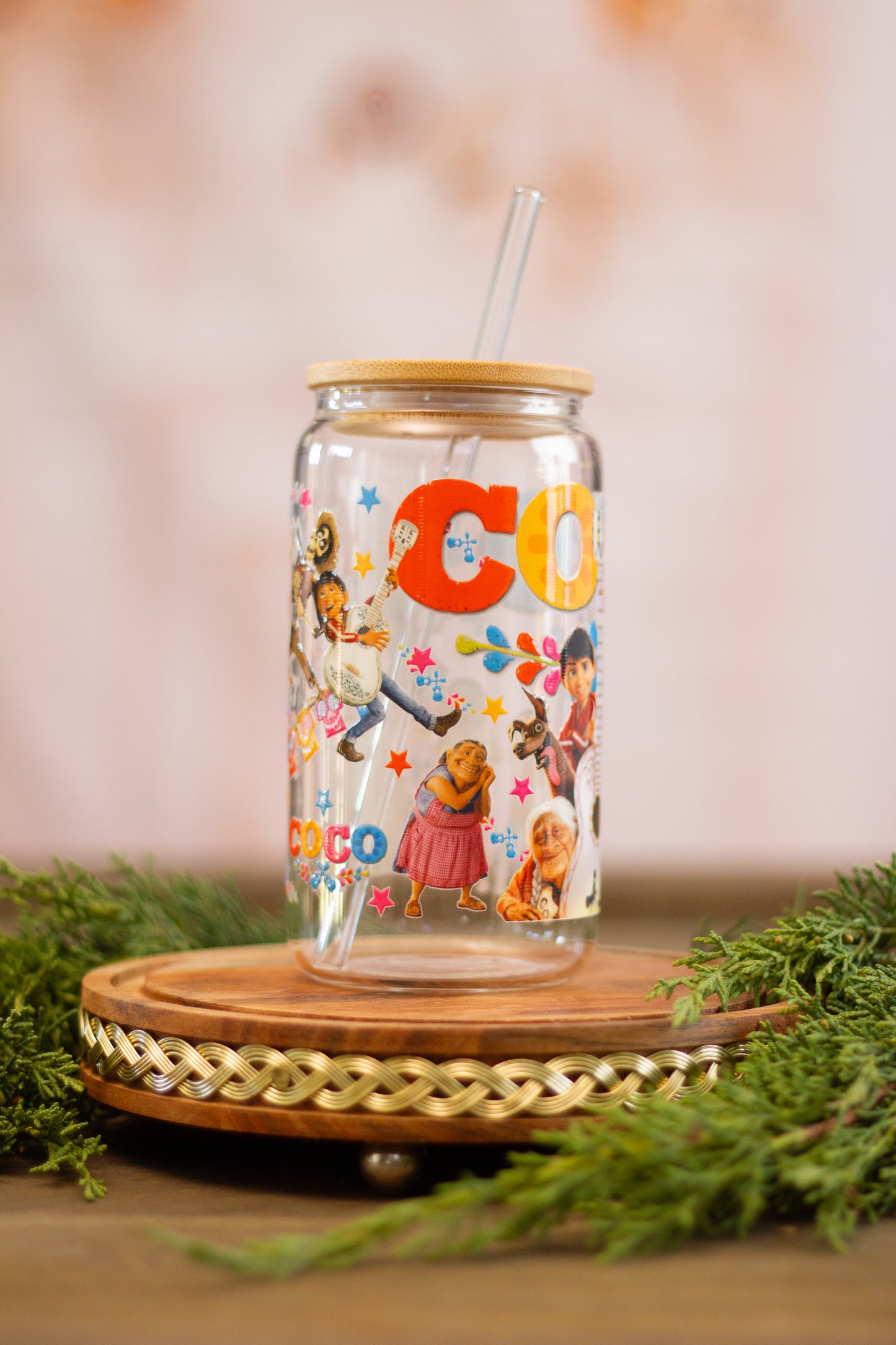 Coco Familia - Glass Cup 16oz