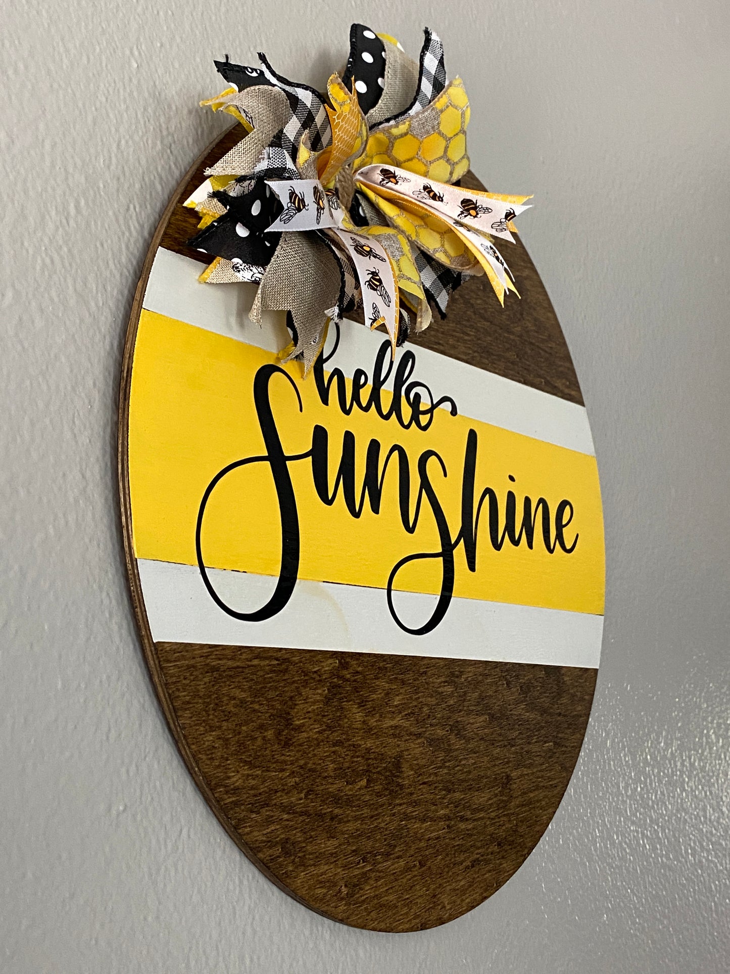 Hello Sunshine Door Wreath