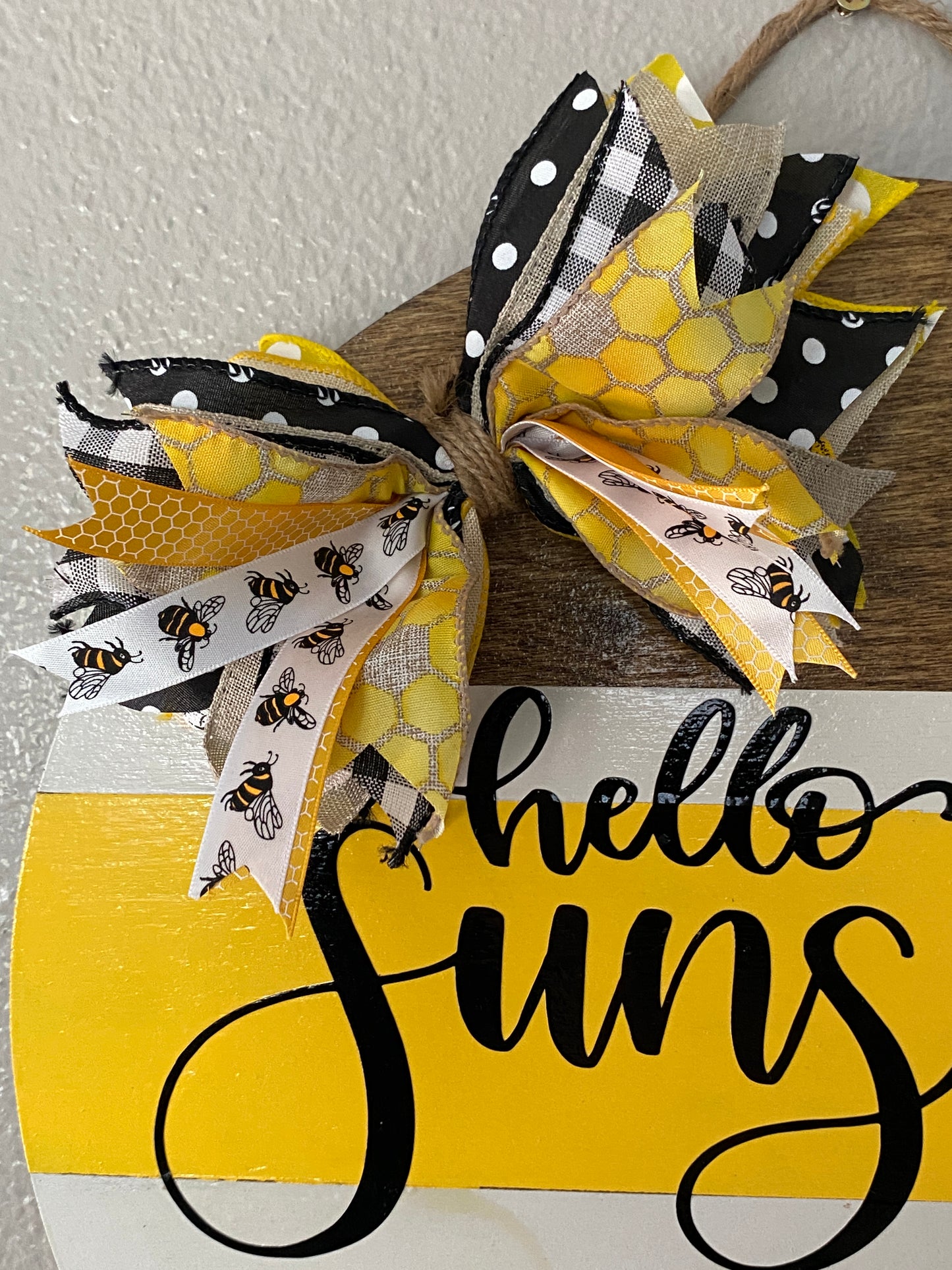 Hello Sunshine Door Wreath