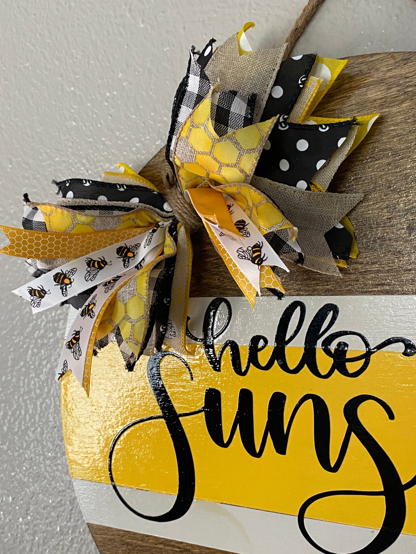 Hello Sunshine Door Wreath