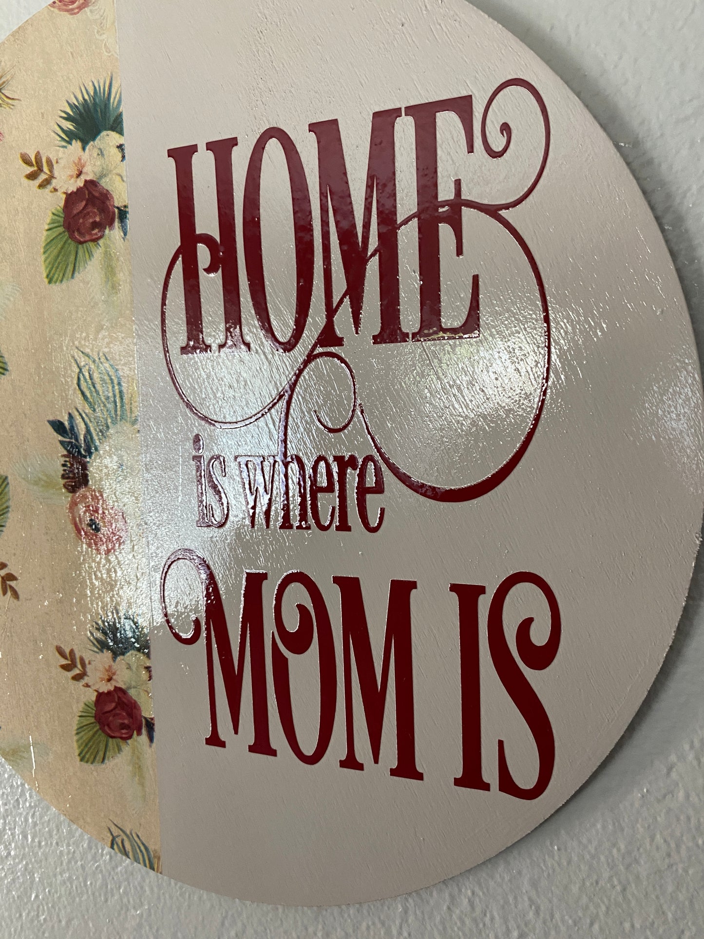 Home is where MOM is - Door Wreath