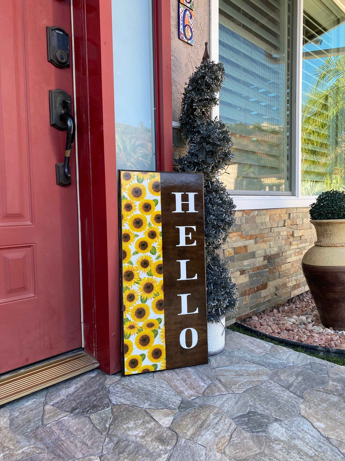 Hello Porch Sigh - Sunflowers